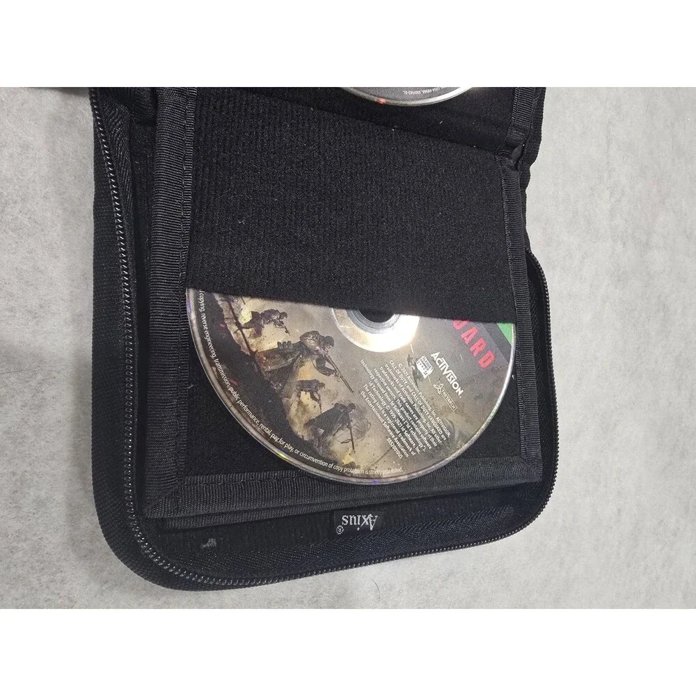 Video Game Lot of 4 (Loose Discs) Xbox One & PS4 With Zippered Travel Case